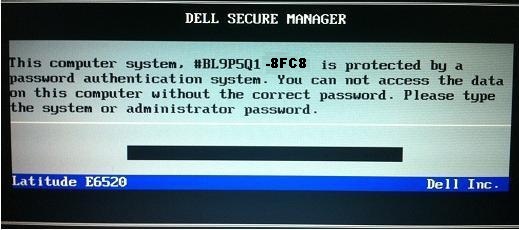 Dell 8FC8 bios Password