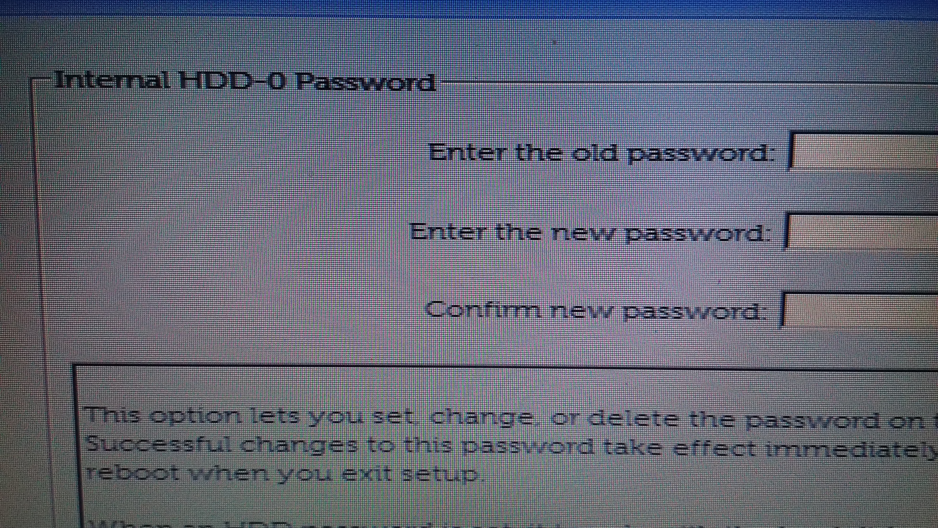 How To Dell HDD Password reset