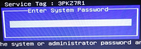 dell Alienware 13 R2 bios password reset