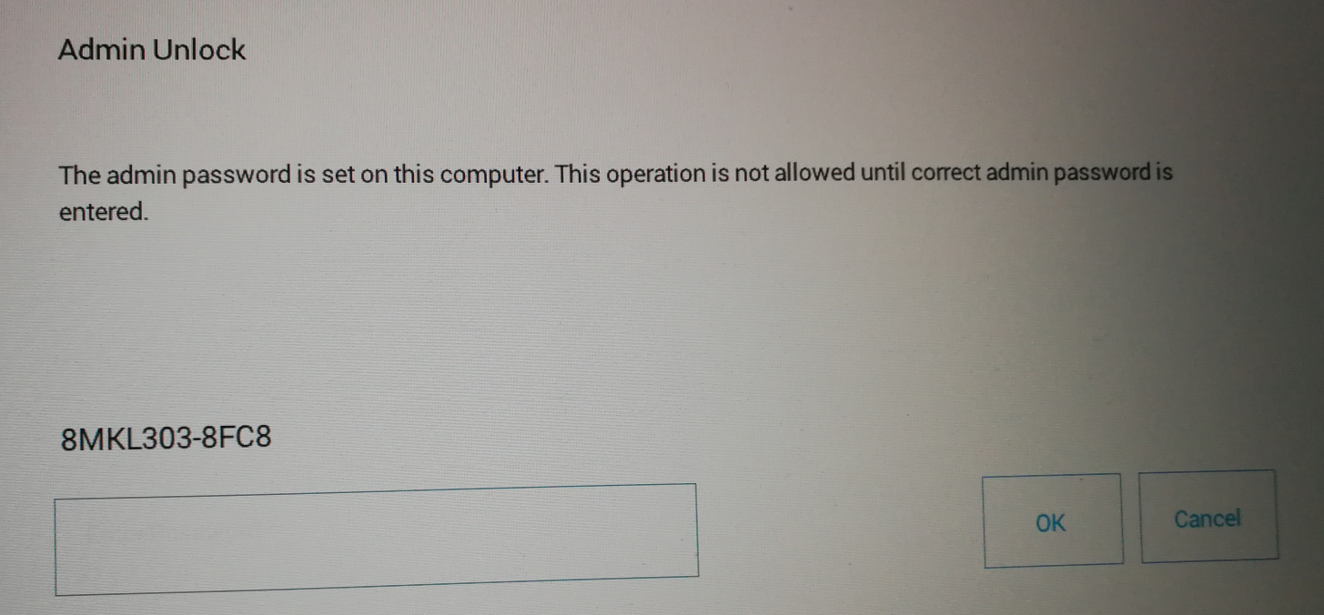Dell XPS 8FC8 Bios password