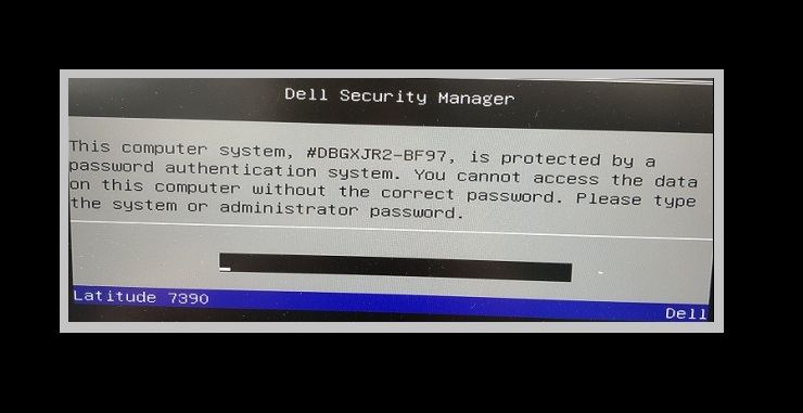 unlock dell laptop with bf97