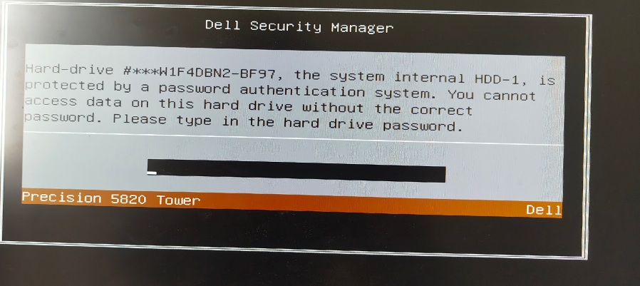 Dell BF97 HDD Password