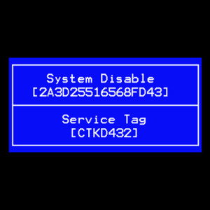 Dell System Disable bios Password